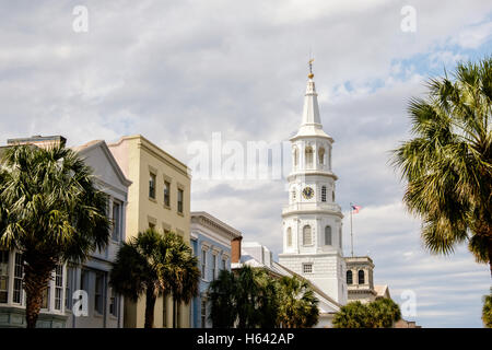 St. Michael's Episcopal Church in Charleston, South Carolina Stock Photo