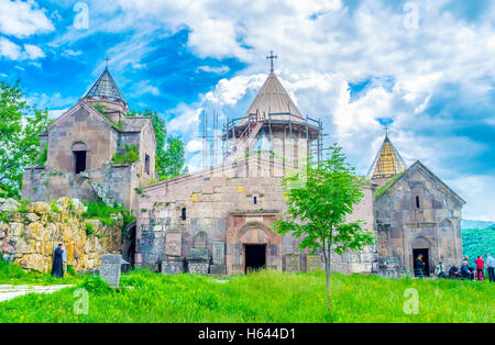 The Goshavank Monastery Complex, named after the medieval statesman Mkhitar Gosh, who took part in rebuilding, Gosh Stock Photo