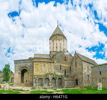 The church of St Gregory is built to the St Peter and Paul Basilica of Tatev Monastery, Syunik Province, Armenia. Stock Photo