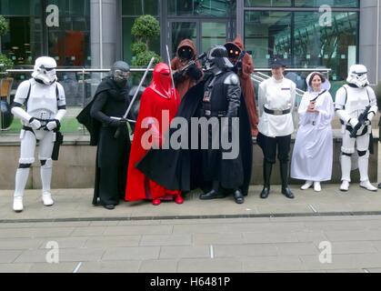 star wars costumes Sheffield out of this world event 2016 Stock Photo