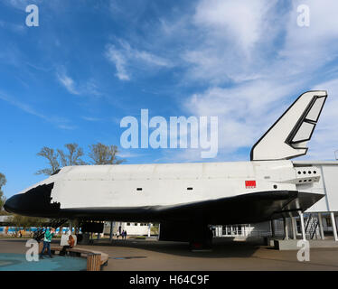 Spaceship Buran in Moscow Stock Photo