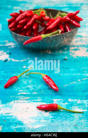Bowl of peperoncini on …