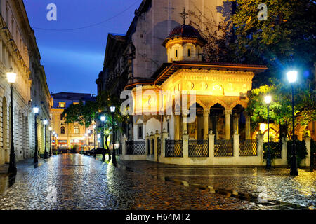 Stavropoleos Monastery, Bucharest, Romania Stock Photo