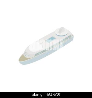 Yacht icon, isometric 3d style Stock Vector