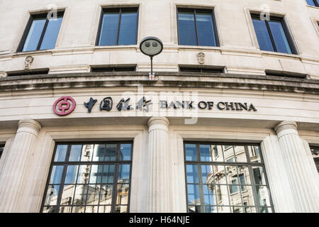 Bank of China in the City of London, London, England, UK Stock Photo