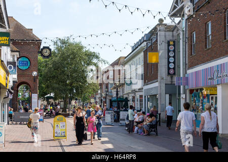 Ashford High Street,Shopping Centre,Shoppers,Ashford,Kent,England,UK ...