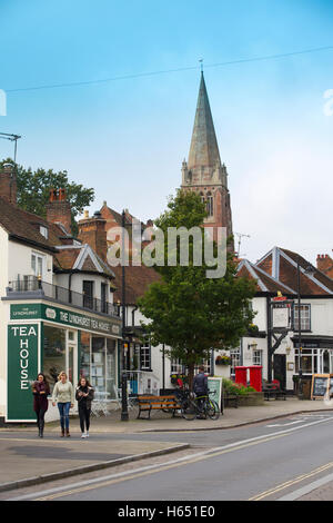 Lyndhurst,  large village and civil parish situated in the New Forest National Park in Hampshire, England, United Kingdom Stock Photo