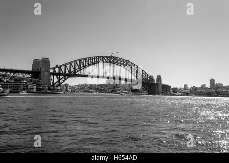 Sydney Harbor bridge, a main touristic attraction in sydney Stock Photo