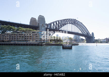 Sydney Harbor bridge, a main touristic attraction in sydney Stock Photo