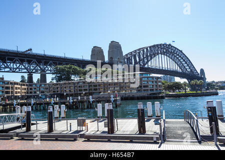 Sydney Harbor bridge, a main touristic attraction in sydney Stock Photo