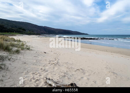 Great Ocean Road is a 243km long road built by retired soldiers Stock Photo