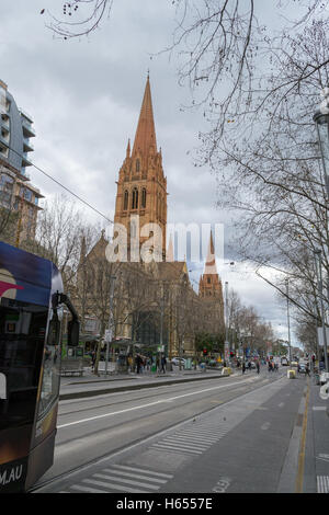 Melbourne has been named the most livable city in the world for 6 years in a raw (2016) Stock Photo