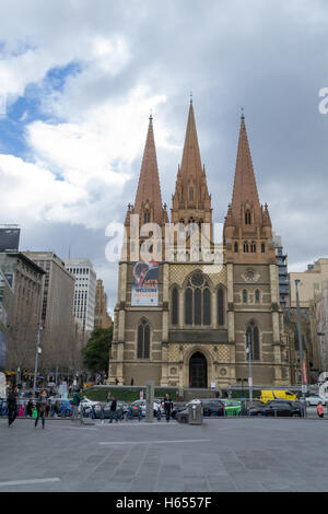 Melbourne has been named the most livable city in the world for 6 years in a raw (2016) Stock Photo