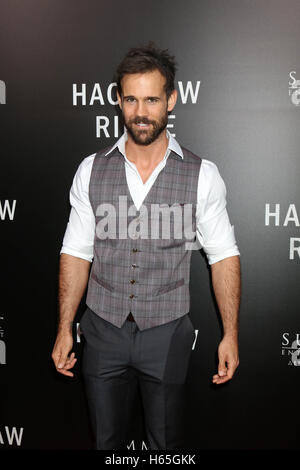 Beverly Hills, Ca. 24th Oct, 2016. Luke Pegler at the screening of Summit Entertainment's 'Hacksaw Ridge' at Samuel Goldwyn Theater on October 24, 2016 in Beverly Hills, California. Credit:  David Edwards/Media Punch/Alamy Live News Stock Photo