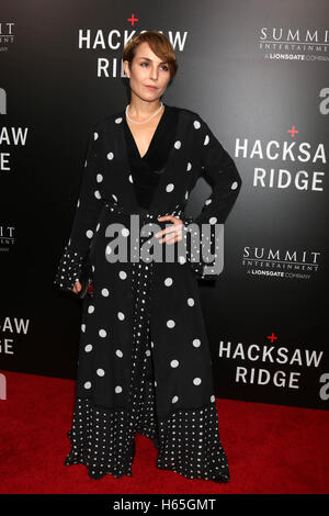 Beverly Hills, Ca. 24th Oct, 2016. Noomi Rapace at the screening of Summit Entertainment's 'Hacksaw Ridge' at Samuel Goldwyn Theater on October 24, 2016 in Beverly Hills, California. Credit:  David Edwards/Media Punch/Alamy Live News Stock Photo