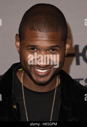 Los Angeles, USA. 24th Oct, 2016. Usher at the 2nd Annual InStyle Awards at The Getty Center on October 24, 2016 in Los Angeles, California. Credit:  Mpi991/Media Punch/Alamy Live News Stock Photo