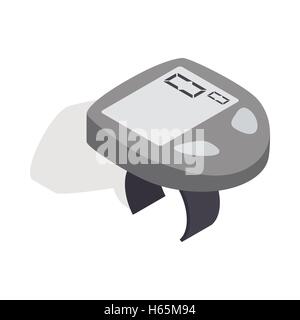 Bicycle speedometer computer icon Stock Vector