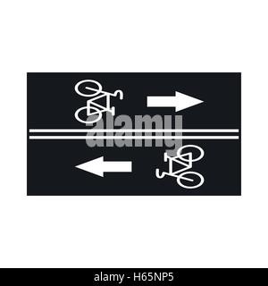 Road for cyclists icon, simple style Stock Vector Image & Art - Alamy