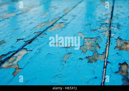 blue wooden old boards background Stock Photo