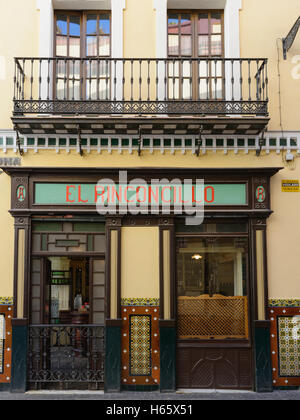 Exterior of El Rinconcillo,  established in 1670 and reputedly the oldest bar in Spain, Seville Andalusia Spain Stock Photo
