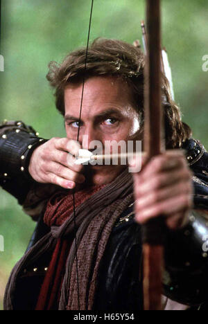 Robin Hood - König der Diebe, USA 1991 aka. Robin Hood: Prince of Thieves, Director: Kevin Reynolds, Actors/Stars: Kevin Costner, Morgan Freeman, Mary Elizabeth Mastrantonio Stock Photo