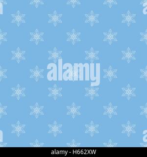 Snowflakes seamless pattern Stock Vector