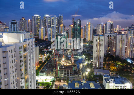 Construction works in Kuala Lumpur, Malaysia Stock Photo