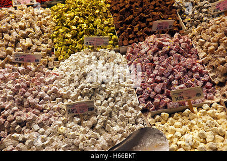 Turkish Delight / Lokum / Candy Stock Photo