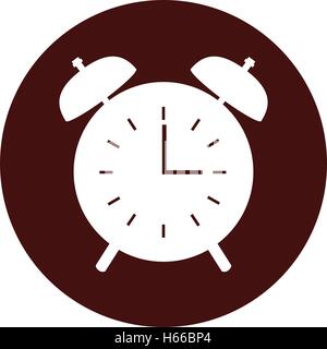 clock alarm isolated icon Stock Vector