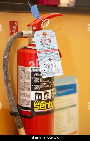 Fire extinguisher in research laboratory Stock Photo - Alamy