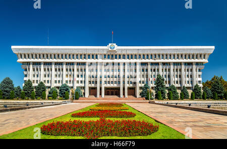 Parliament of the Kyrgyz Republic in Bishkek Stock Photo