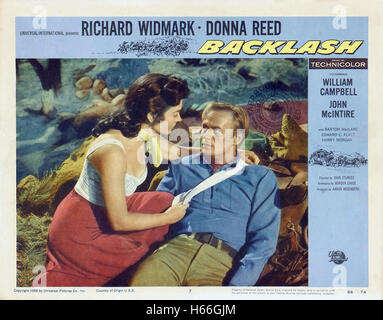Backlash - 1956 - Movie Poster Stock Photo - Alamy