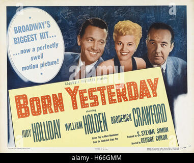 Born Yesterday - Movie Poster - Stock Photo