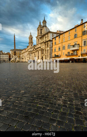 Piazza Navona, Rome, Lazio, Italy Stock Photo
