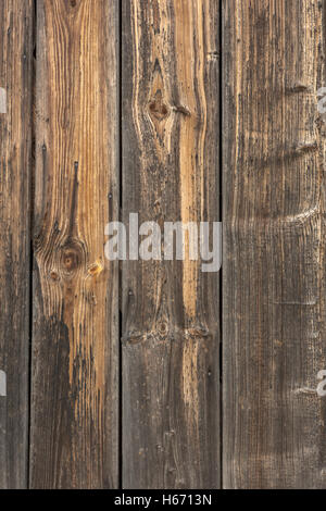 Vertical wooden planks with knothole - texture or background Stock Photo