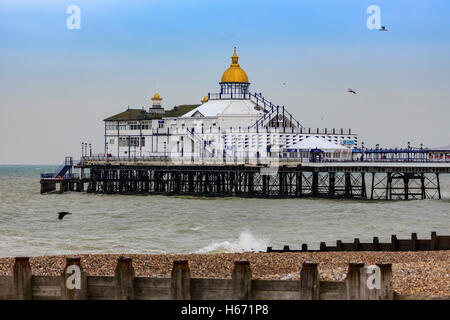 Eastbourne Pier East Sussex evening Stock Photo