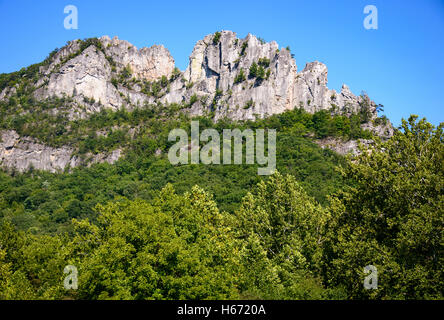 Seneca Rocks Stock Photo