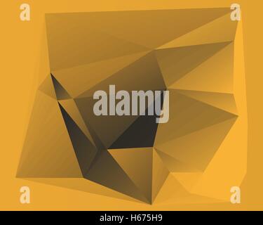 Polygonal Abstract Background Design, EPS 10 supported. Stock Vector