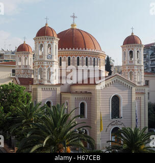 Thessaloniki, Greece Metropolitan Orthodox Temple of Saint Gregory Palamas. Stock Photo