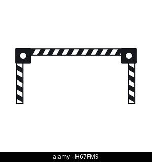 Barrier icon, simple style Stock Vector