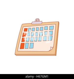 Tablet folder icon, cartoon style Stock Vector