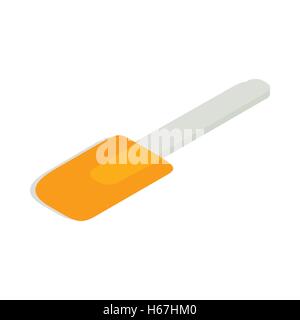 Spatula icon, isometric 3d style Stock Vector