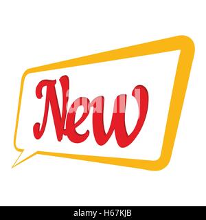 New comics icon Stock Vector