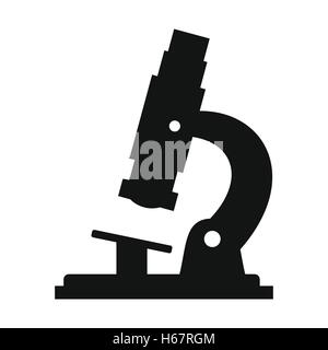 Microscope modern simple icon Stock Vector