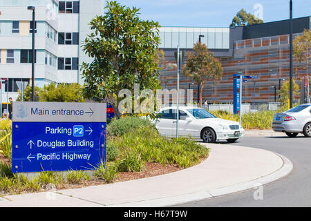 Sydney's Royal North Shore public hospital in St Leonards, Sydney,Australia Stock Photo