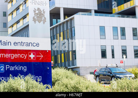 Sydney's Royal North Shore public hospital in St Leonards, Sydney,Australia Stock Photo