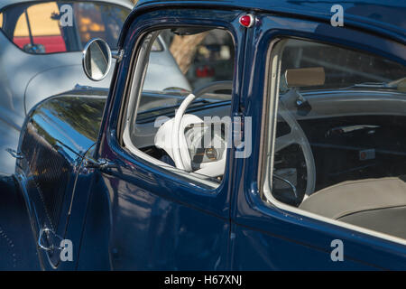 Saint Reverend, France - July 24, 2016 : collection cars for vintage car show during the city's party Stock Photo