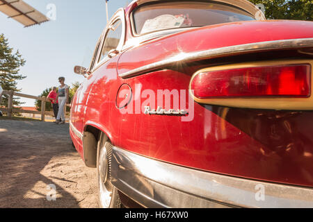 Saint Reverend, France - July 24, 2016 : Panhard Relmax for vintage car show during the city's party Stock Photo
