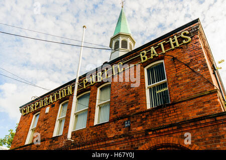 Templemore Baths, Belfast, one of three public baths built during ...