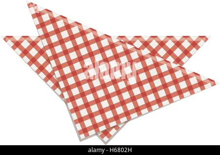 picnic napkin icon Stock Vector